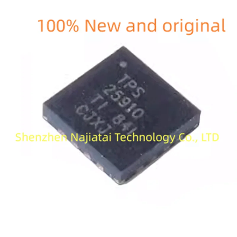 

10 шт./лот 100% Новый оригинальный TPS25910RSAR TPS25910 QFN16 IC чип