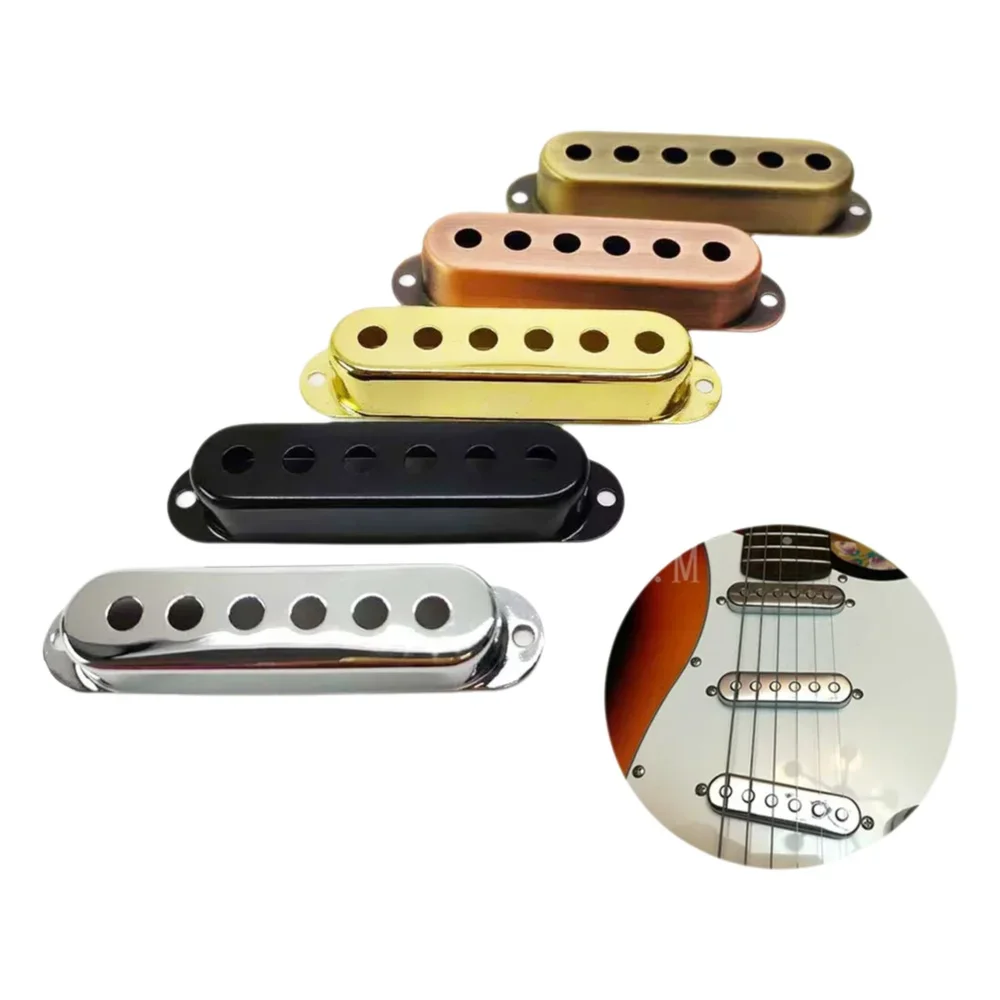 Capa de Captador Vintage Single Coil ST para Guitarra, 2 Tons, Material de Cobre Eletrônico, Acessórios e Peças para Guitarra