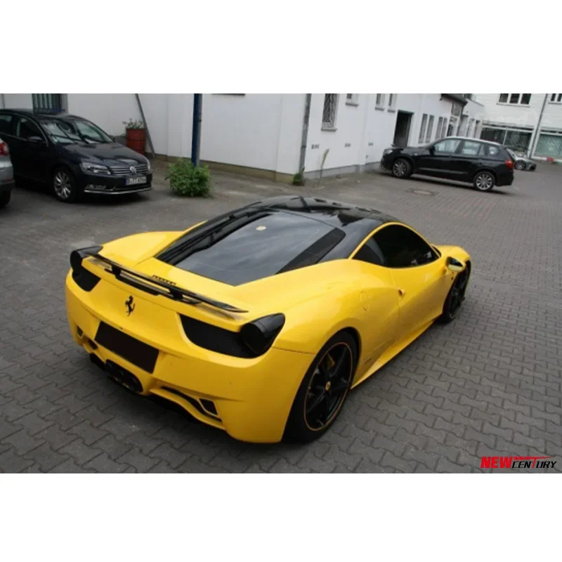 For Ferrari f458 modified carbon fiber tail GT wing, fixed wind wing and additional double-layer tail