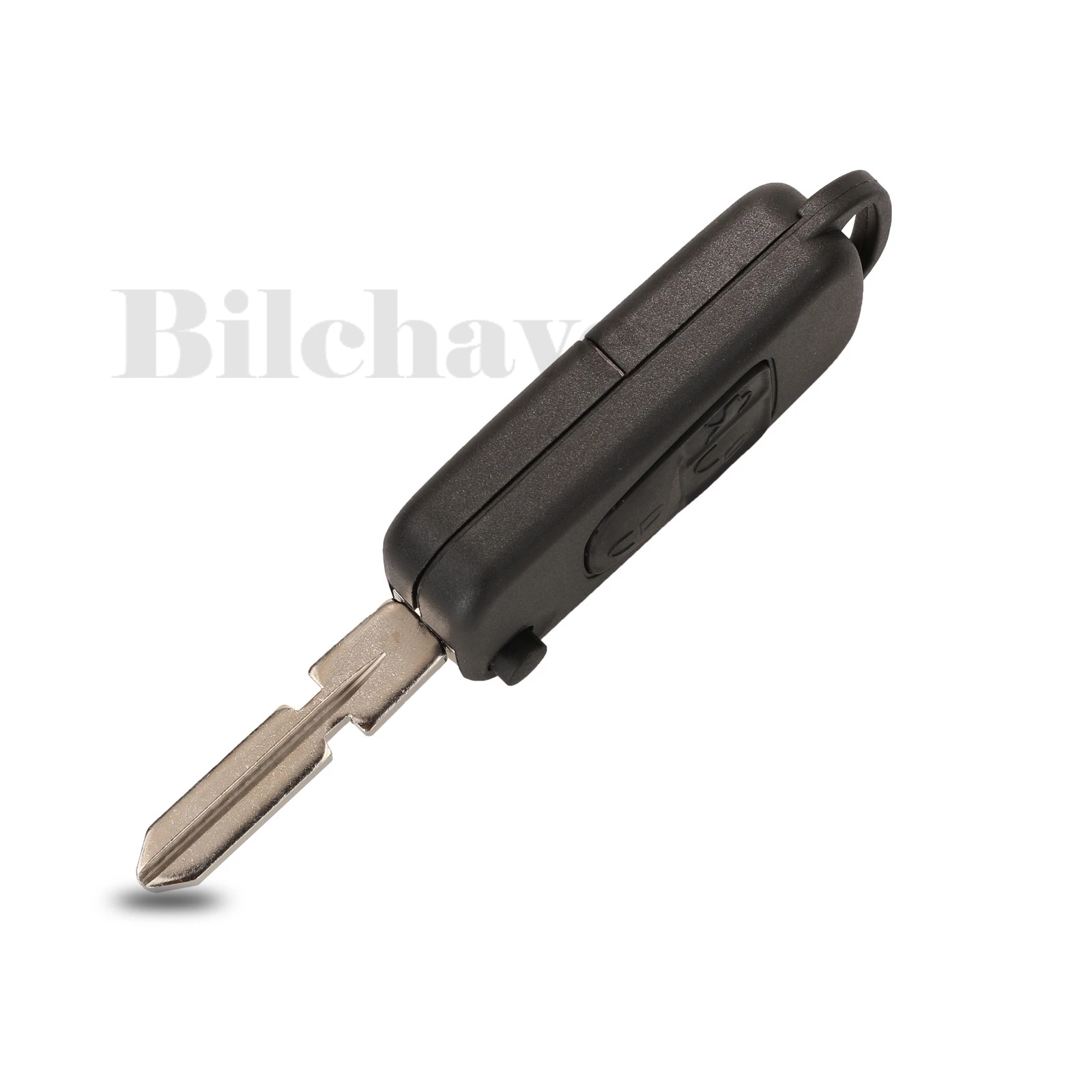 Bilchave-hoja HU39 de 3 botones para Mercedes Benz B200 A160 W124 W202 W210, carcasa para llave de coche remota, reemplazo Fob