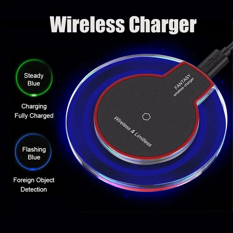 30W Fast Wireless Charger For Samsung Galaxy S10 S9 S8 Note 9  Charging Pad for iPhone 11 Pro XS Max XR X 14 Plus 12 13 Charge