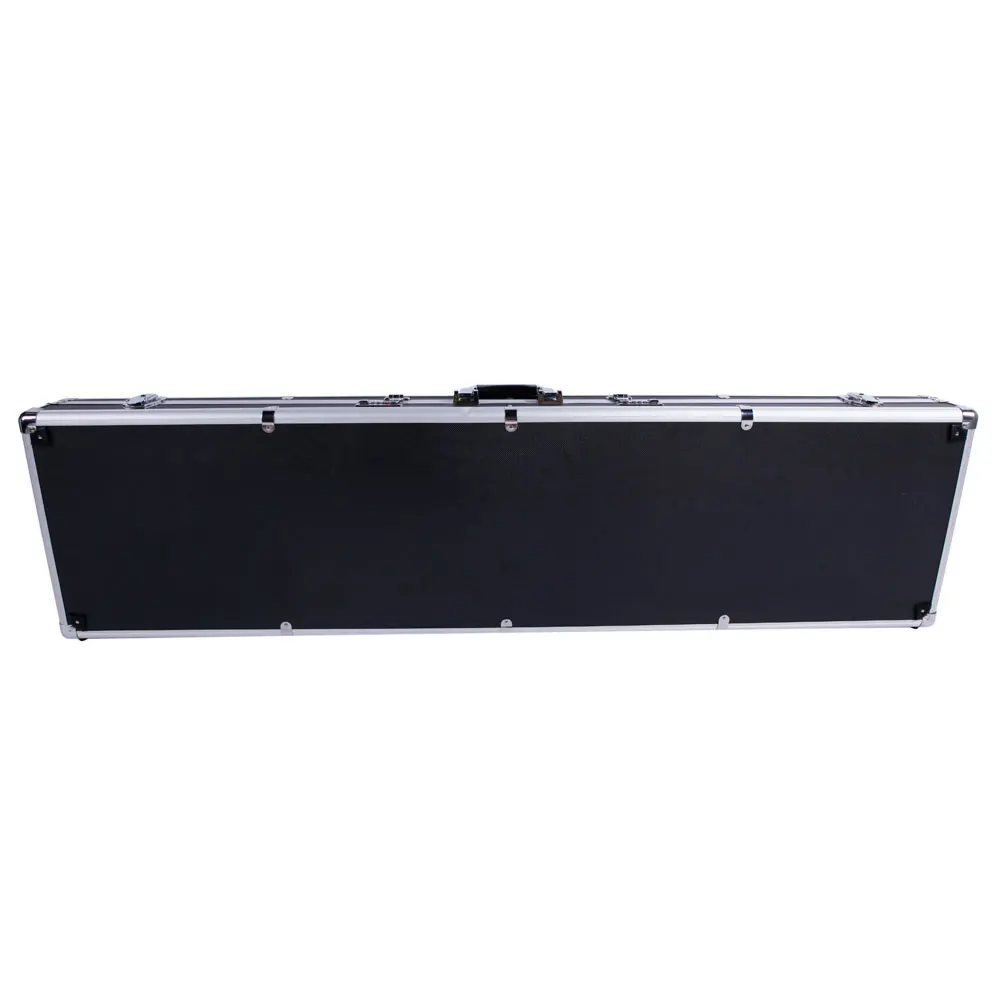 135*35*12cm Aluminium Neue Gerahmte Locking Gun Pistole Pistole Lock Box Harte Lagerung Tragen fall Schwarz