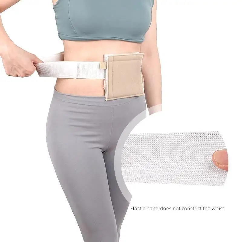 Gastrostomie-Fixierungsgurt mit verstellbarem elastischem Riemen, sicherer Schlauchhalter für die tägliche Pflege nach der Gastrostomie zu Hause. – Detail 4
