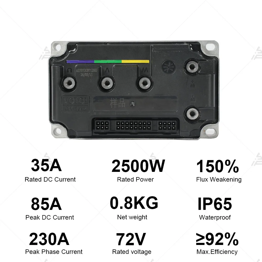 VOTOL EM85-2sp Full Technical Specifications Table