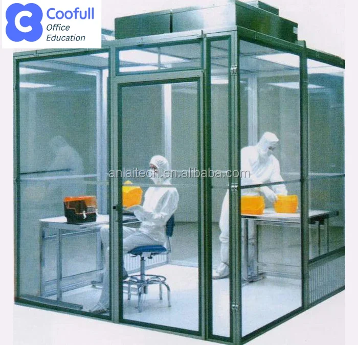 COOFULL ISO 5-8Easy Installation Acrylic Hard Wall Modular Portable Clean Room Clean Booth