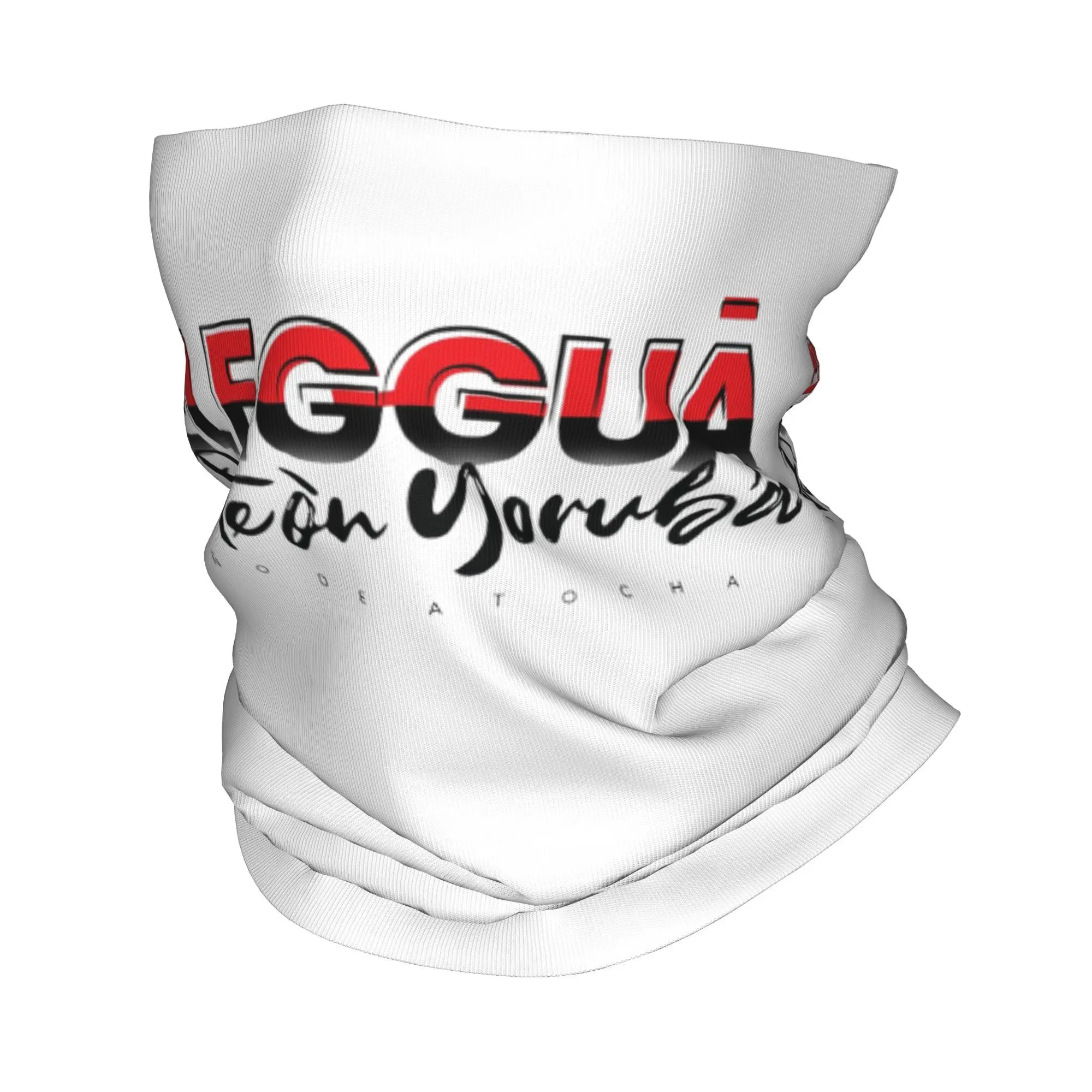 Eleggua bandana pescoço capa impressa envoltório cachecol multi-uso headwear equitação para homens mulheres adulto à prova de vento