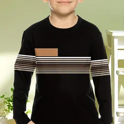 Children's Clothing Boys Tshirt Long Sleeve 3D Striped Print Kids Spring Fall Clothes Casual Simplicity O-Neck Boy Clothes Tops