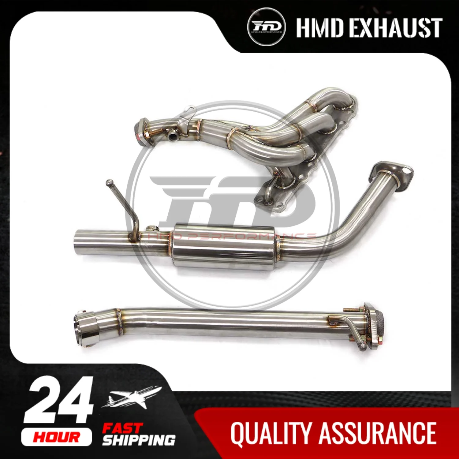 

HMD Hot sale Exhaust Headers and downpipe for Jimny 1.3L 1.8L naturally aspirated 2013-2018 High Flow Performance Manifold