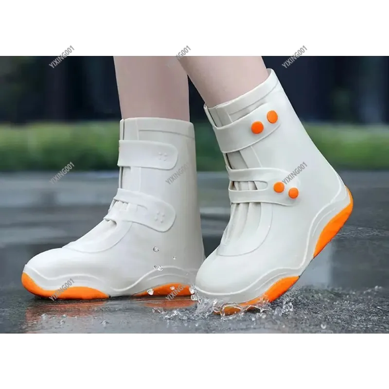 

Водонепроницаемые силиконовые чехлы от дождя — утолщенные износостойкие защитные чехлы унисекс, аксессуар для обуви