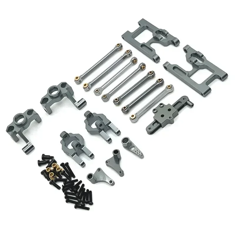 

Wltoys 124006 12423 12427 12428 12429 Комплект металлических обновленных деталей Рулевая чашка Рулевая тяга в сборе 1/12 RC Автомобильные аксессуары