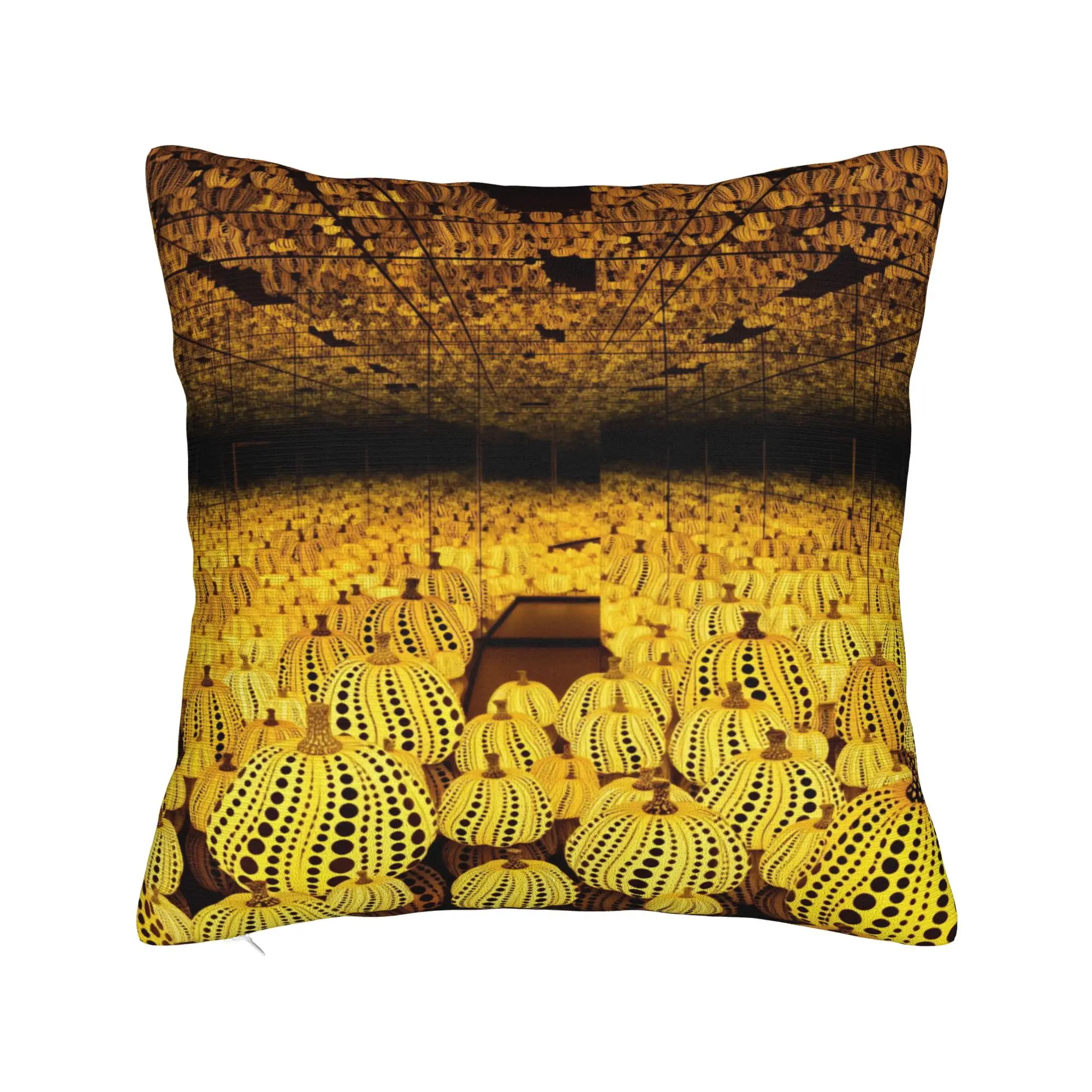 Yayoi Kusama Infinity Mirror Room Pillow Case  Comfy Pillow Cover Retro Trendy Pillowcases For Sofa Home Decor