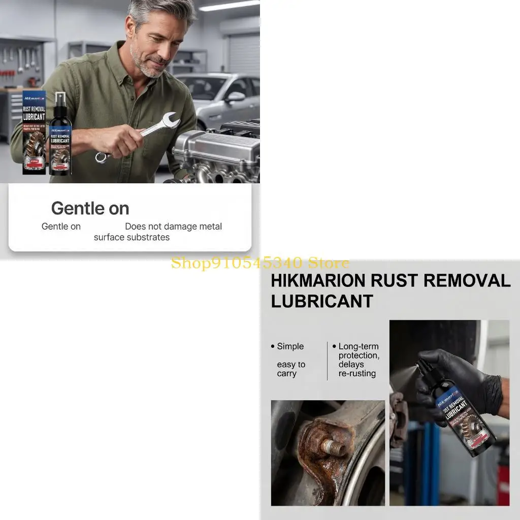 U2JA 100ML Metal Rust Remover For Car And Motorcycle Iron Powder Remover Sprayer Easy Application Car Cleaner