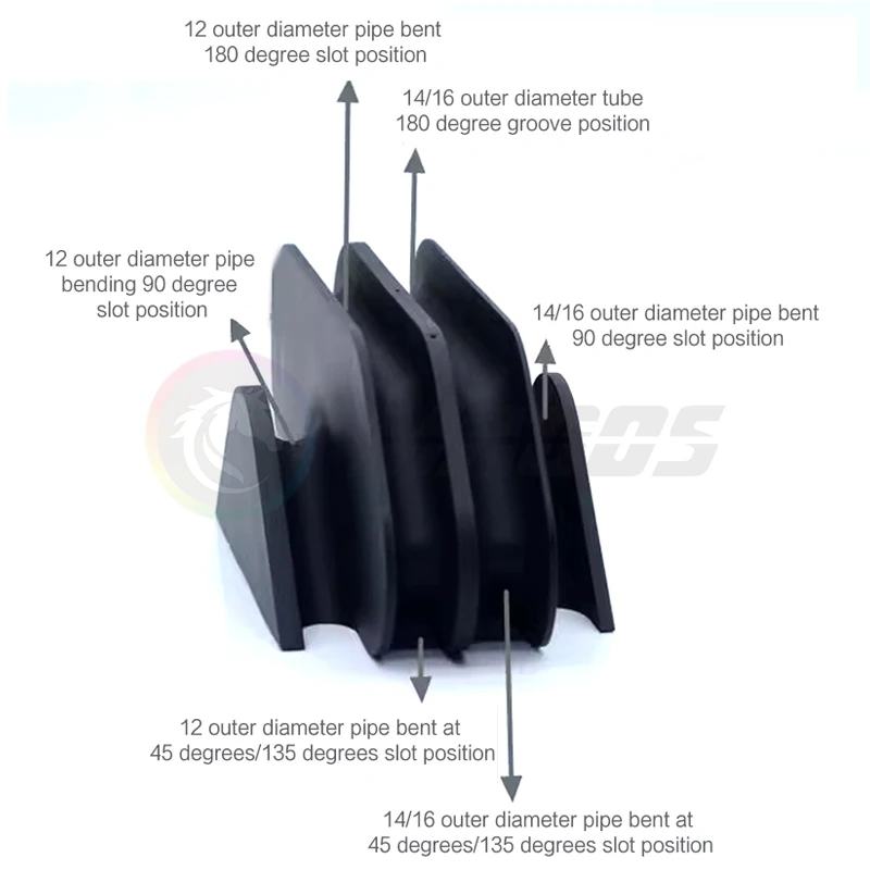 FREEZEMOD PC su soğutma boru Bender aracı, 45 ° 135 ° 180 ° çok açılı işleme OD12 14 16mm sert boru için evrensel, WNWG-T1