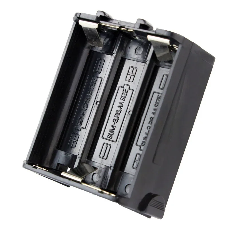 New BT-8 AAX6 Battery Storage Case for Kenwood TH-28 TH-48 TH-78HT Radio Battery Case Container Box Holder Accessories