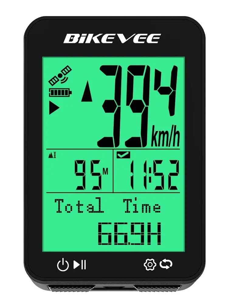 AliExpress Bikevee Wireless GPS Bike Computer Waterproof Measurement Positioning Speedometer Odometer Tracker with stand for Mountain Road Cycling