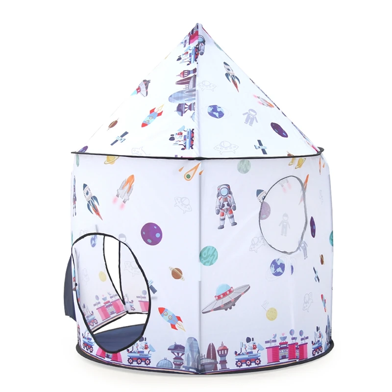 Hot Kids Space Play Tent,Folding Baby Play House Tent Bell Tent Storage Carry Bag For Children Indoor And Outdoor Play Tent