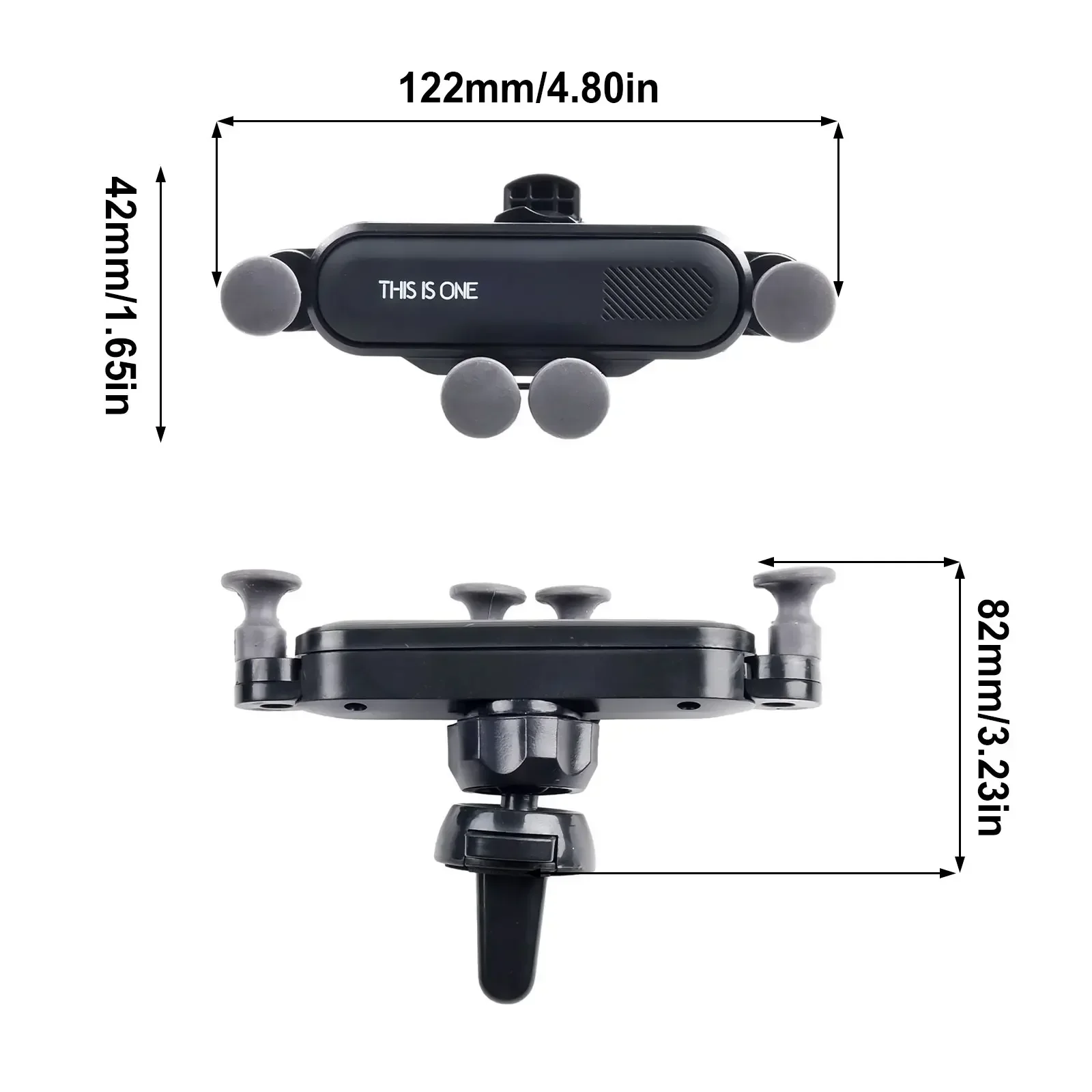 Maximum Safety Car Mobile Phone Holder 5 Point Support Design Stable and Anti Slip Fits 4 7 6 5 inch Smartphones - Image 5