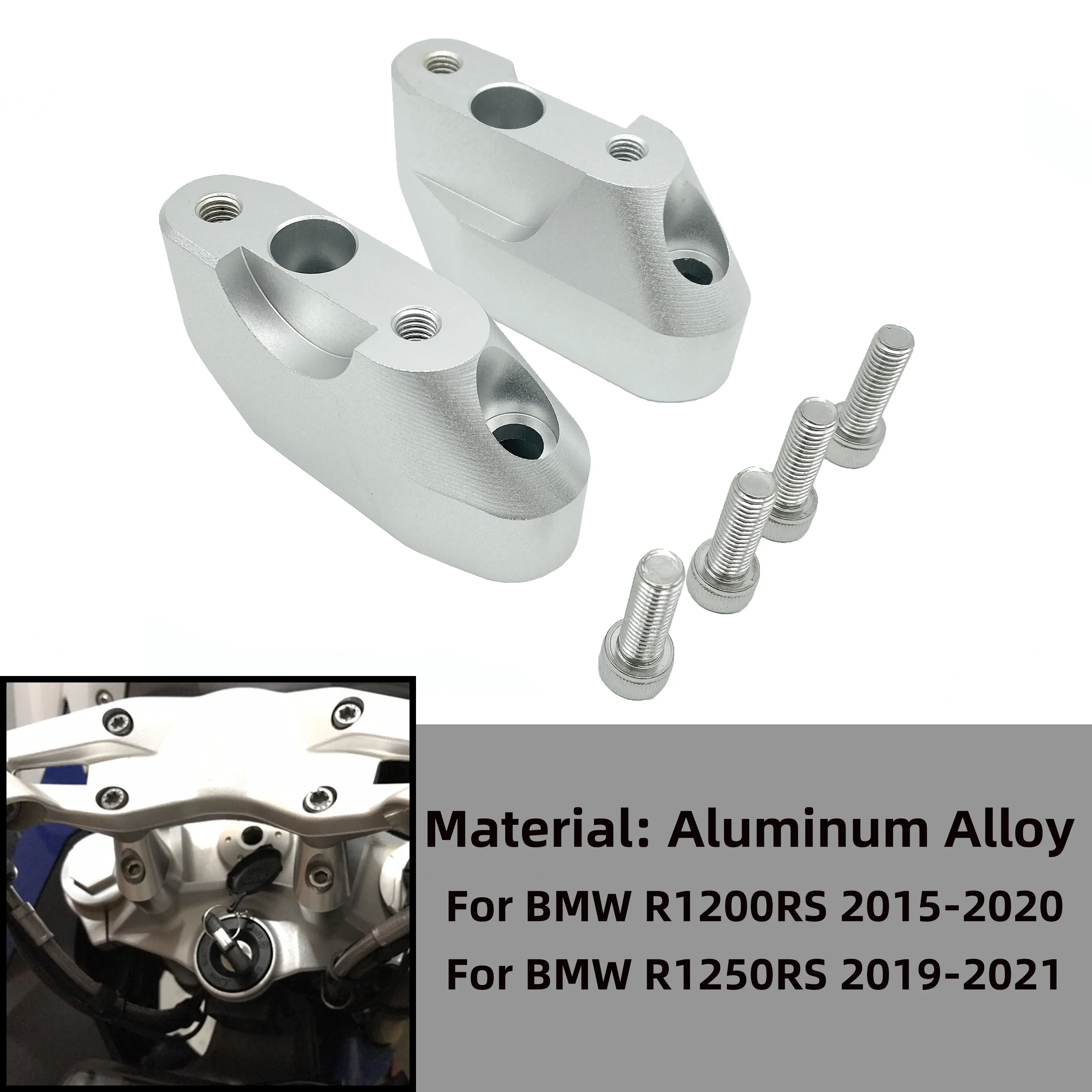 

Motorcycle Accessories Handlebar Riser Kit For BMW R1200RS R 1200RS 2015 - 2020 2016 2017 R1250RS 1250 RS 2019 - 2021