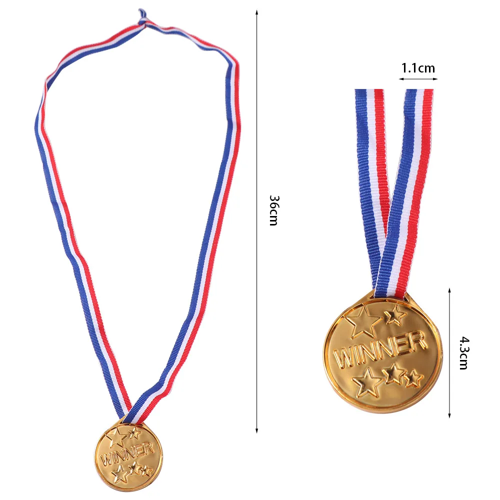 Złote Srebrne Brązowe Medale Nagrody Zwycięzcy Gry Sportowe Tańce Nagrody Dziecięce Medale Bieganie Pływanie Plastikowe Nagrody Konkursowe