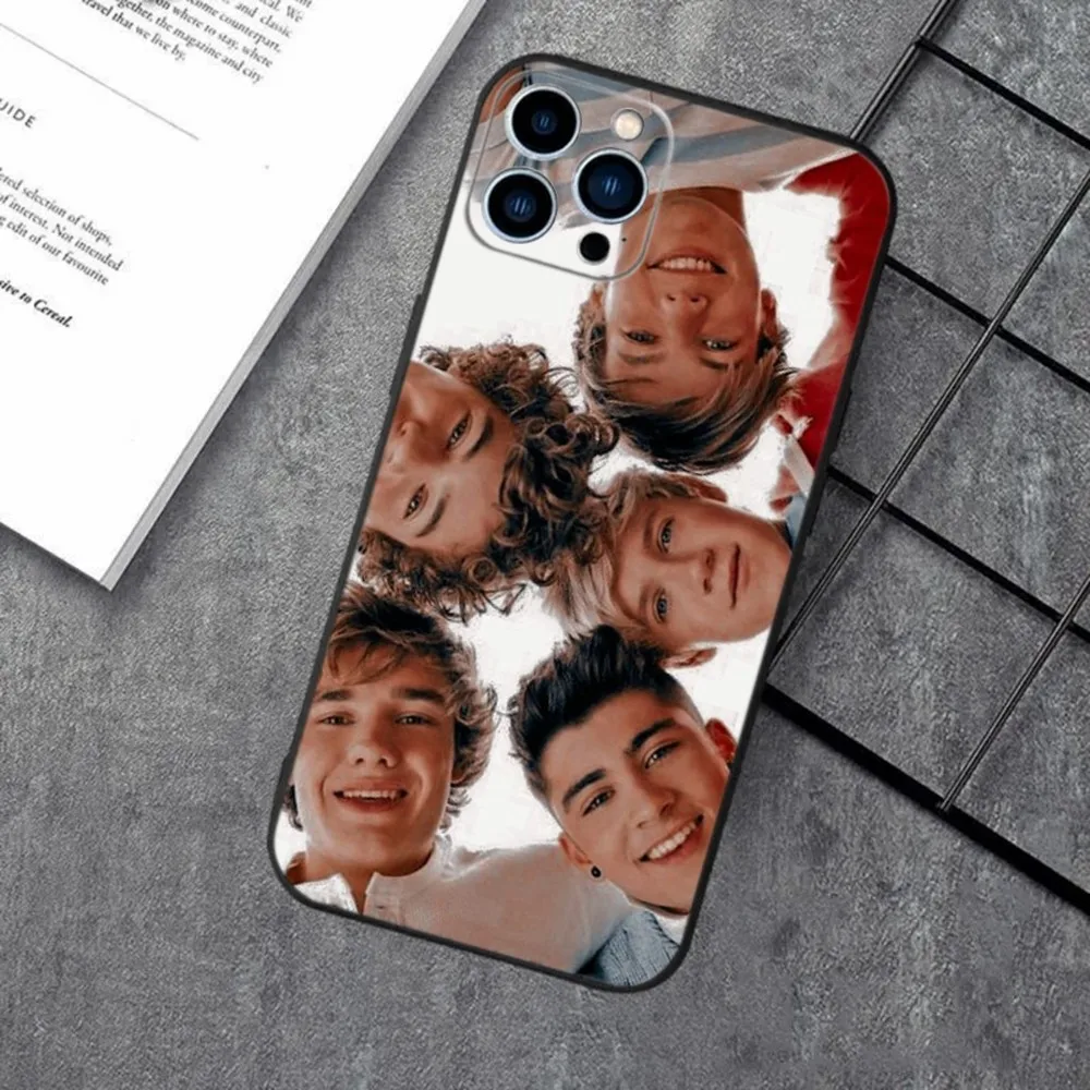 Band O-One Direction OD Phone Case For iPhone 16,15,14,13,12,11,XS,XR,X,8,7,Pro,Max,Plus,mini Silicone Black Cover - view 6
