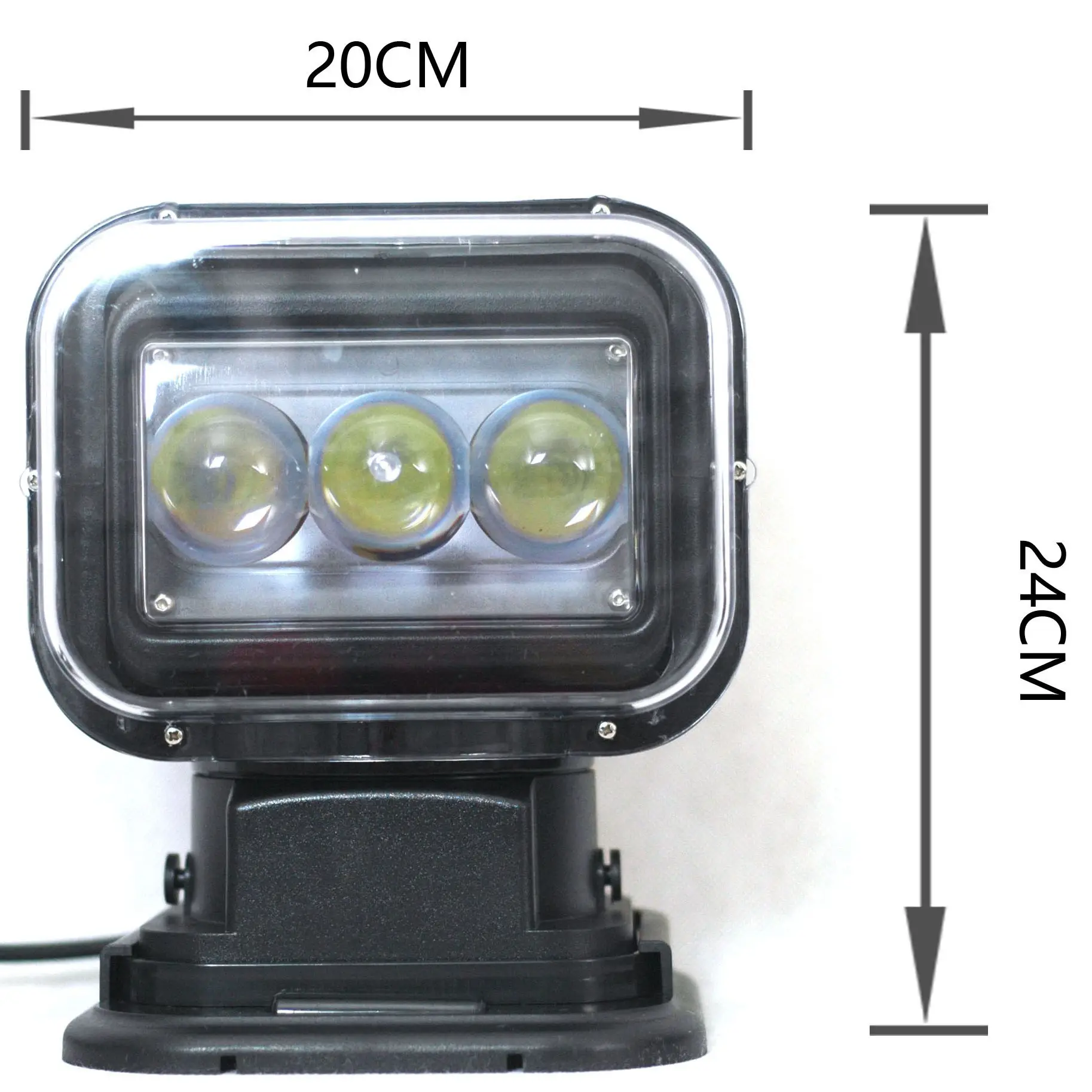 

Car Led Light 7Inch 60W Search Lights 360 Degree Rotating Sea Hunting Light SUV Truck Wireless Remote Control Boat Portable