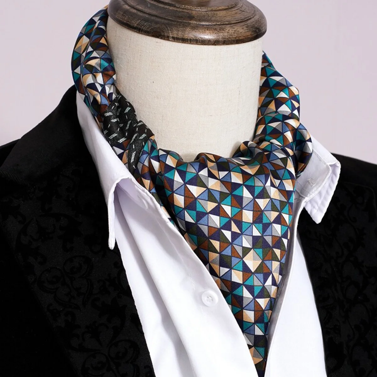 FEIMANYUAN جديد الرجال شريط وشاح حريري شريط تصميم رائجة البيع قسط قميص وشاح للرقبة للإكسسوارات العصرية #2
