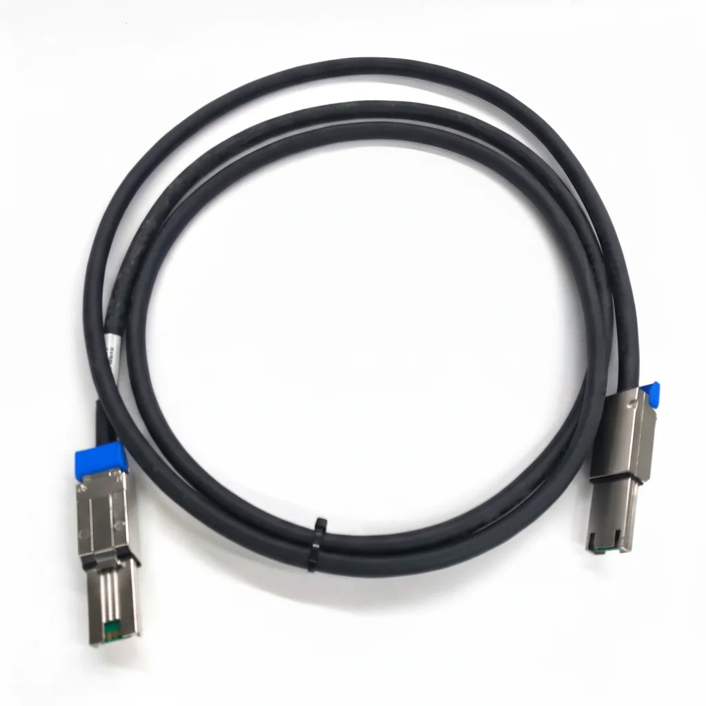 

Внешний последовательный кабель Dell N3YXY SCSI — 6 футов — SFF-8088 — черный