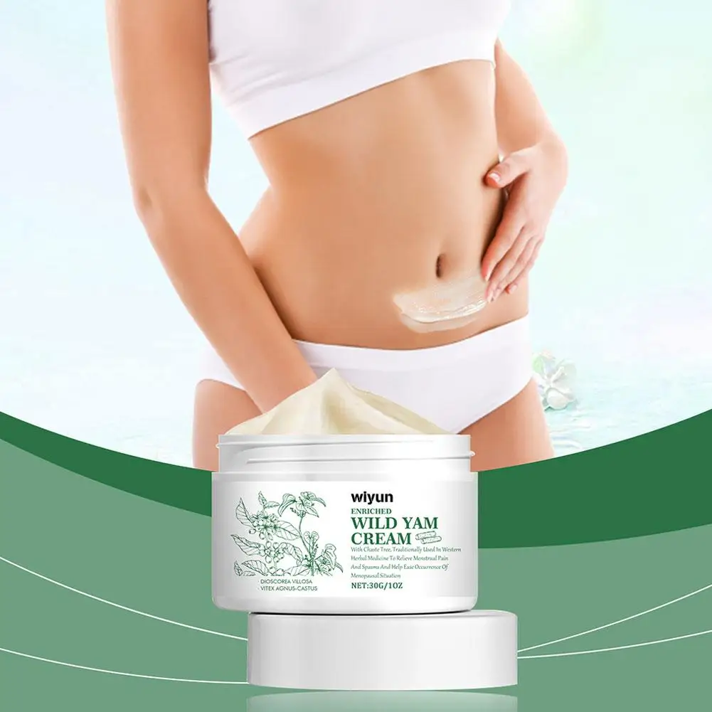 Wild Yam Cream For Hormone Balance Menopause Support Wild Yam Cream Women Moisturizing Facial Cream Brightening Firming Ski J4D1