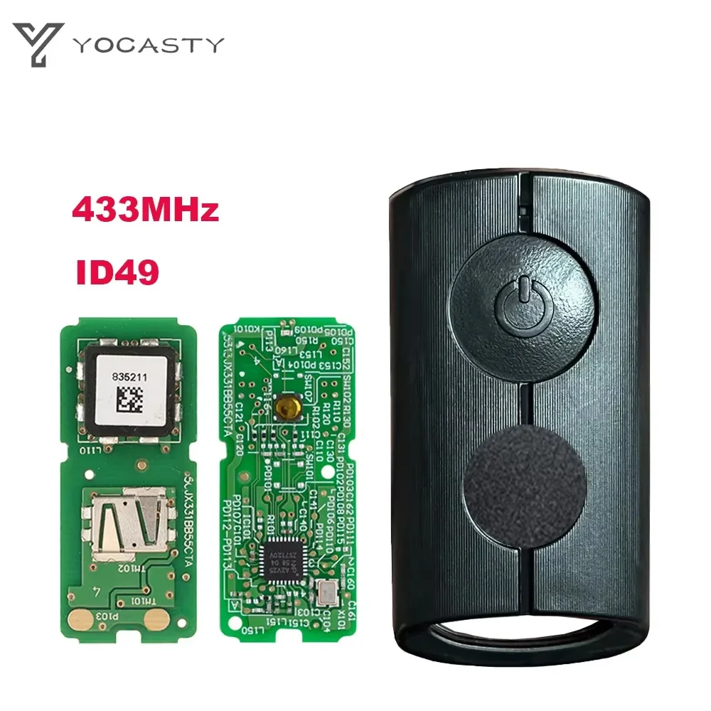 �y�Z�[�����zYOCASTY �I���W�i���I�[�g�o�C�����[�g�R���g���[���L�[�t�H�u���}�n XMAX XMAX300 NVX NVX155 AEROX JAUNS QBIX 433MHz ID49 �`�b�v