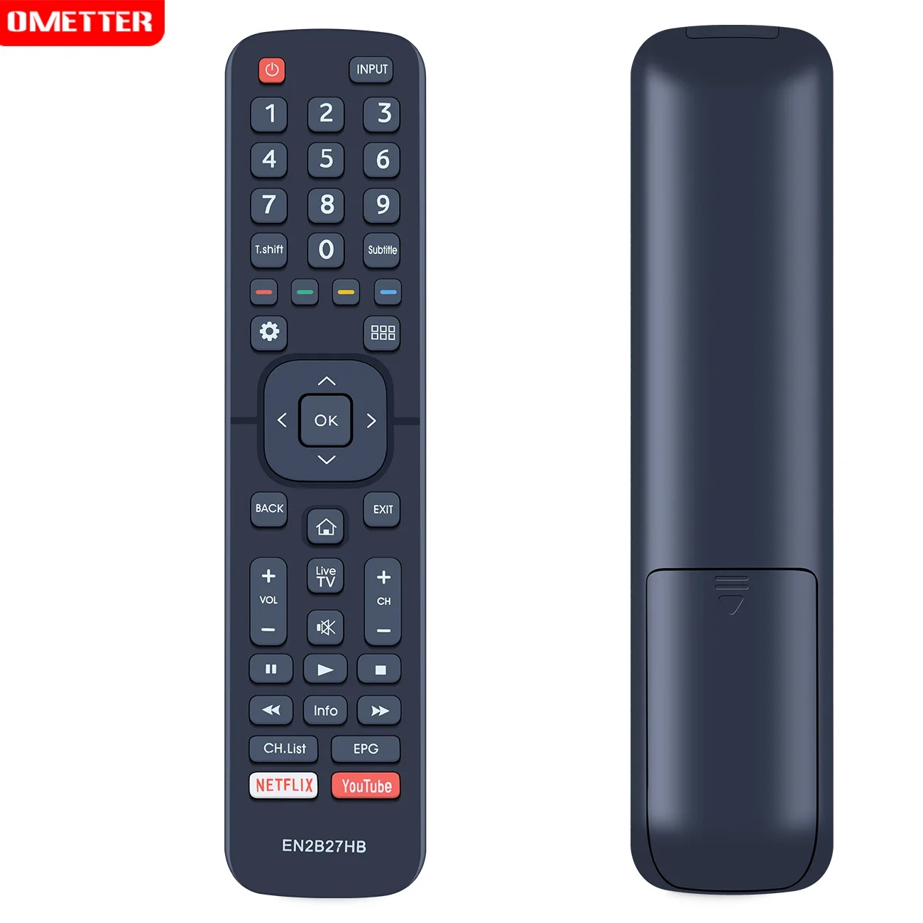 

Replace Remote Control EN2B27HB for Hisense Smart LED TV 55K3140PW 58N5000UW 40K321UWT 40K3300UW 50K321UWT 50K3300UW 55K321UWT