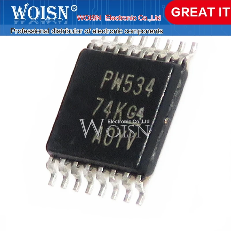 10PCS PCA9534PWR PCA9534 PW534 TSSOP-16