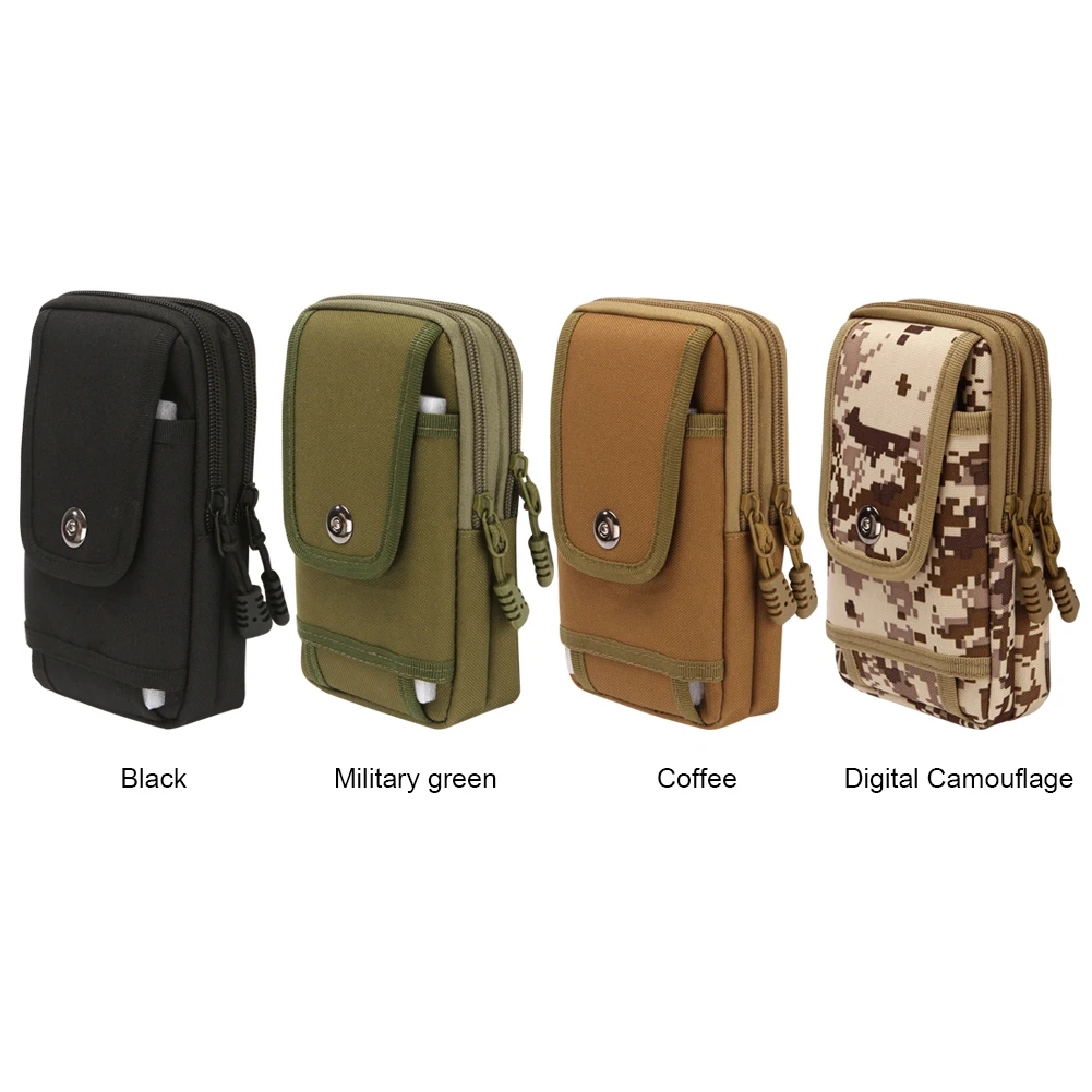 Molle Pouch Waist Bag Multifunction EDC Tool Bag Mobile Phone Case Hunting Key Earphone Gadget Organizer