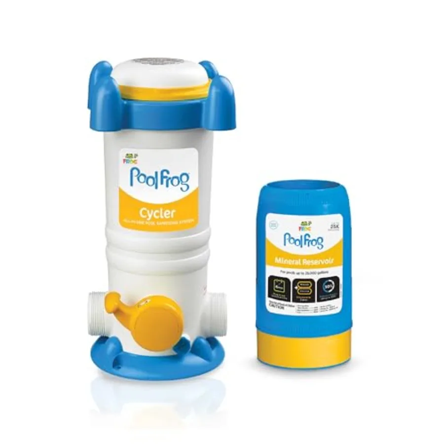 

Модель бассейна FROG 6100 Cycler AllinOne, дезинфицирующая система и минеральный резервуар для бассейнов до 25000 галлонов, дезинфицирующее оборудование