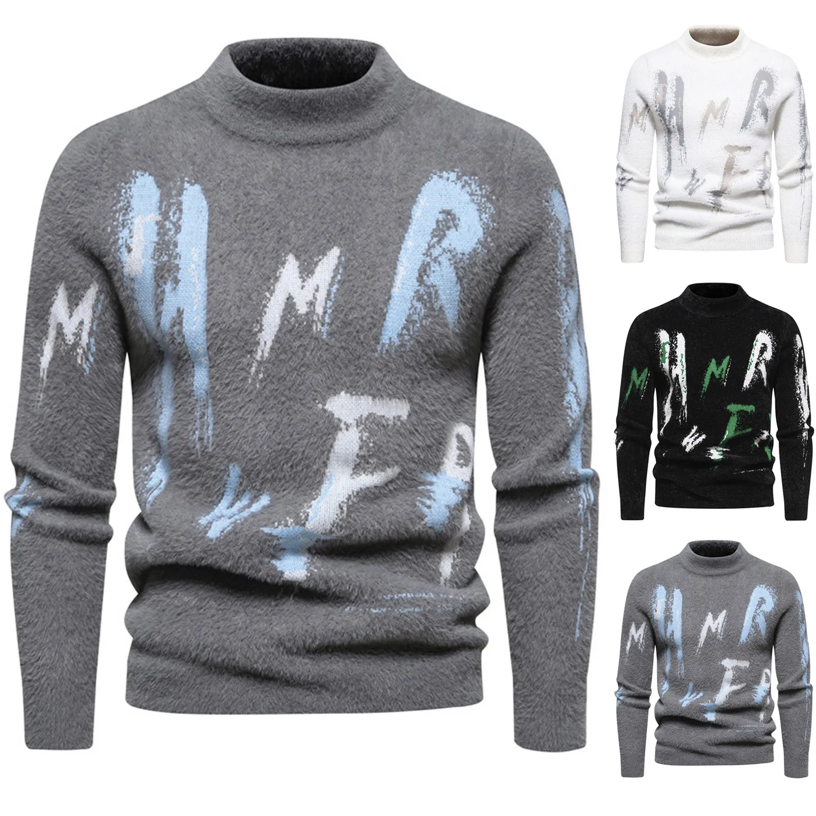 Maglioni da uomo di base tinta unita o-collo manica lunga Pullover maschile lavorato a maglia moda invernale nuovi maglioni caldi per uomo ropa hombre