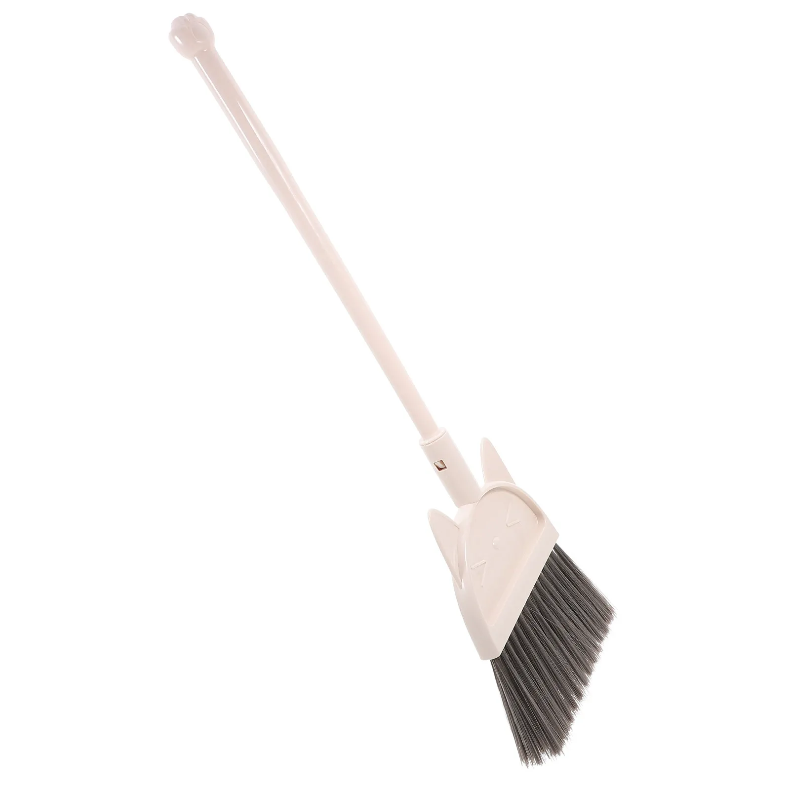 Cartoon Small Broom Cat Elements Pretend Play Cleaning Tool Lightweight Safe Polished Surface Household Supplies