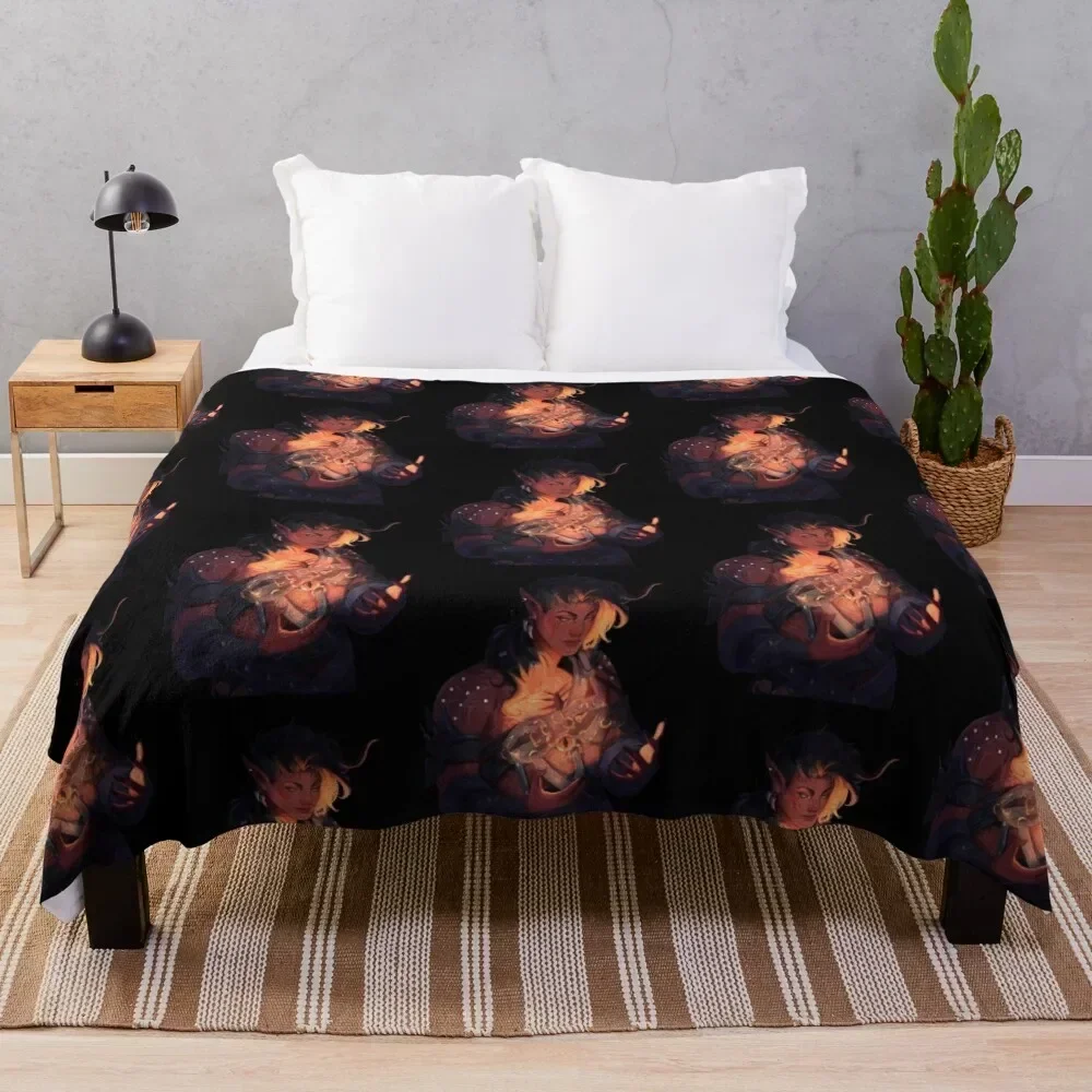 

Karlach Gentle Throw Blanket Stain Resistant Cozy Warm Blanket