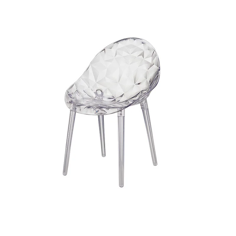 The Nordic Design Concept Uses Acrylic Materials For Modern Minimalist Living Rooms Dining Chairs  Bedrooms Makeup Stools Etc