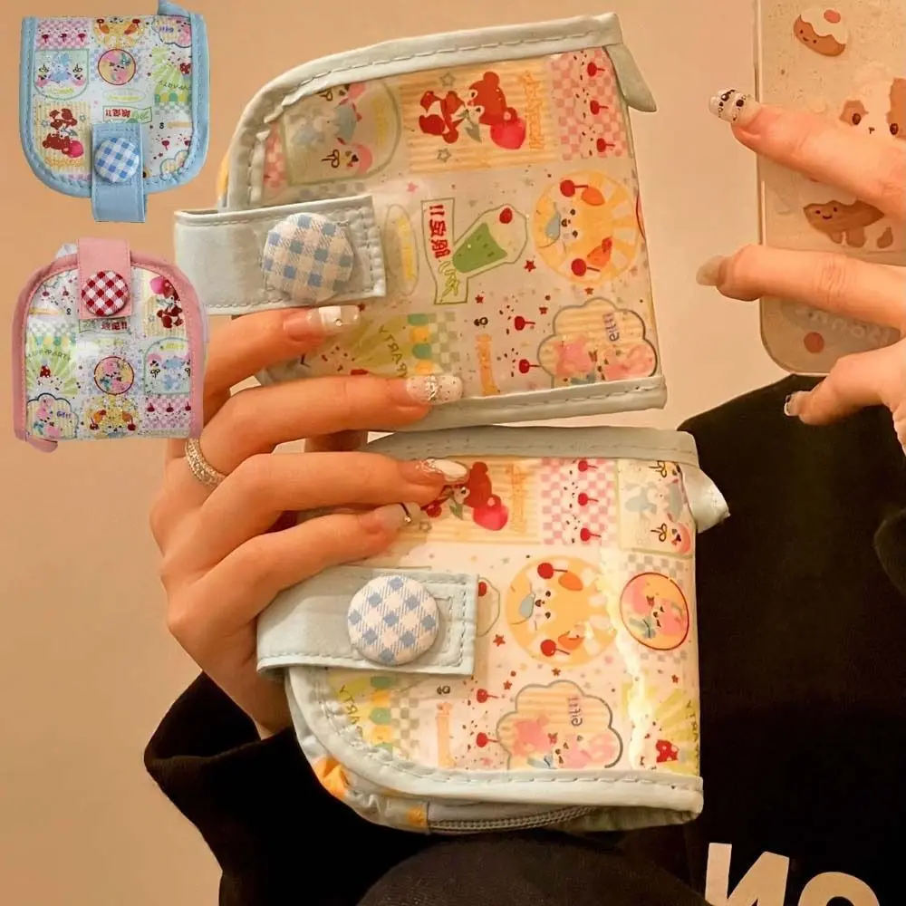 

Кошелек для монет с мультяшными животными и принтом «Дофамин», маленькая косметичка из ПВХ для помады, вместительная водонепроницаемая мини-сумка для хранения из ткани