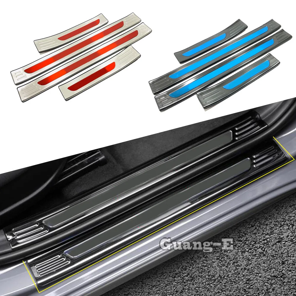 

Для Hyundai Elantra Avante 2020 2021 2022 2023 накладка на порог педали, накладка на внешний порог, накладка на рамку, панель, 4 шт.