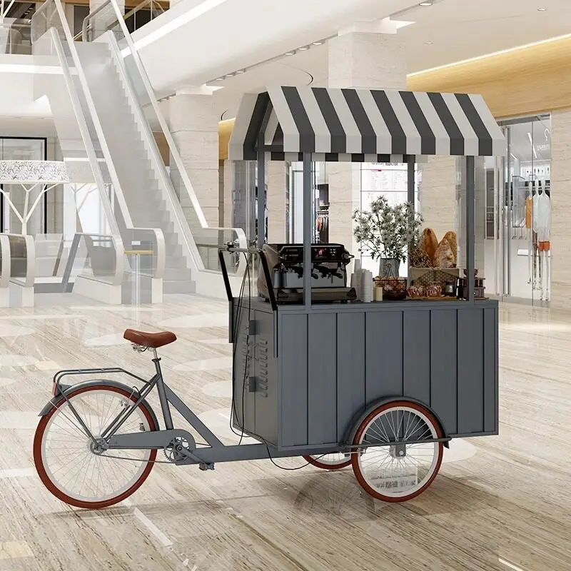 YJQ promotion wrought iron movable float supermarket display stand night market shopping mall sales trolley