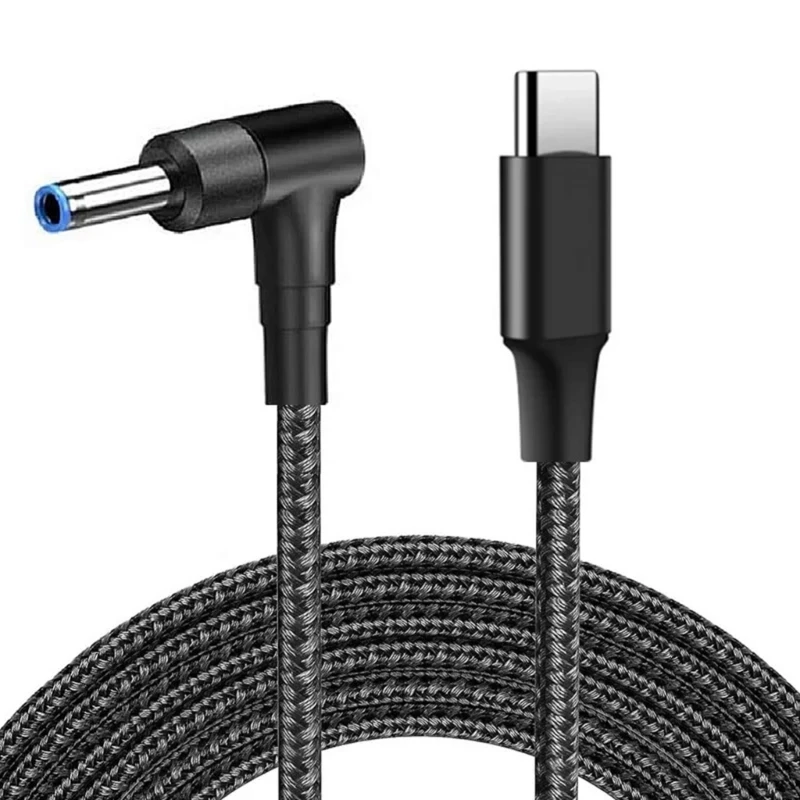 

TypeC to DC4.5x3.0mm Power Cable 5.9ft to DC4.5x3.0mm Charging Cable Converter for Laptops Speaker