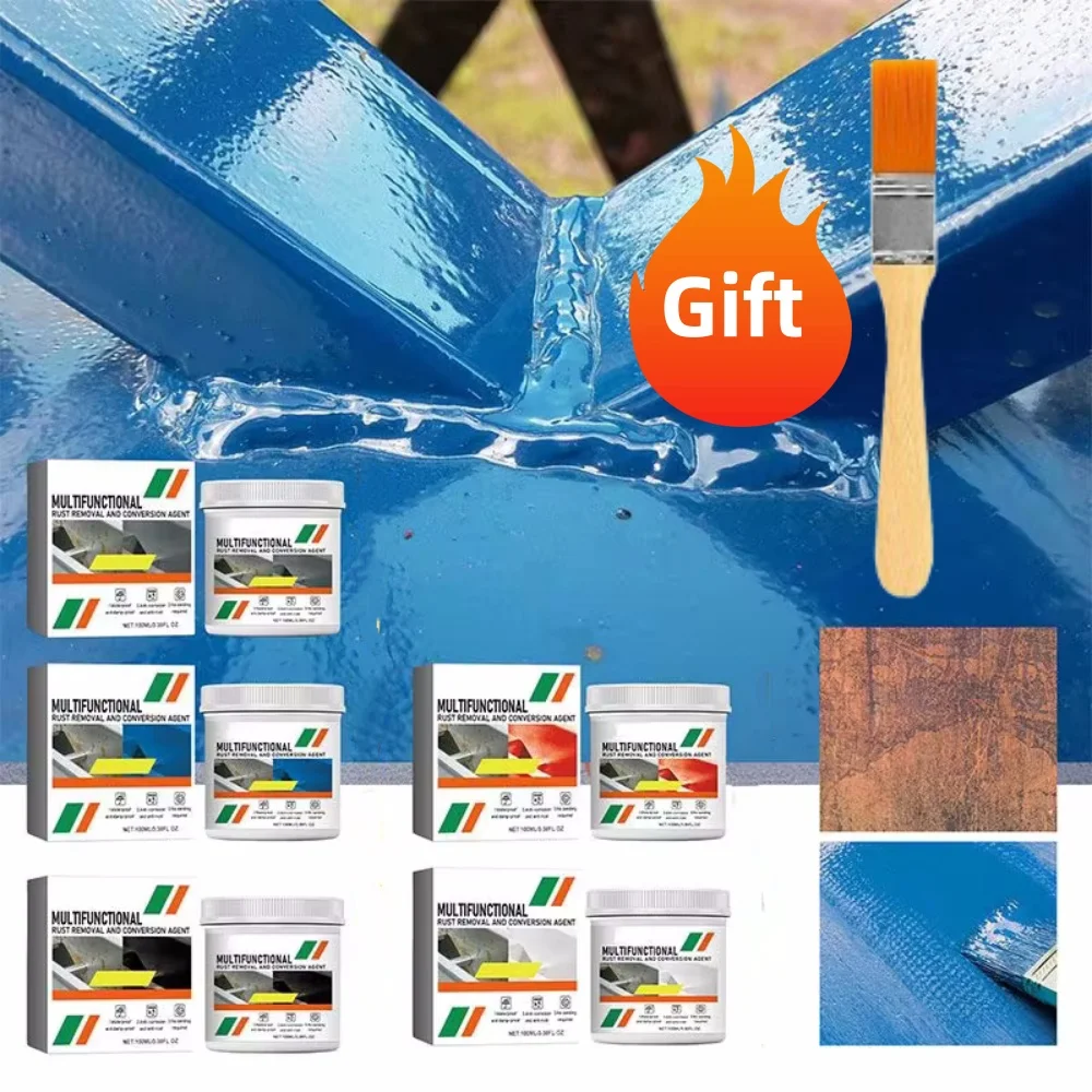 

Multifunctional Metal Rust Removal and Conversion Agent Tin roof Colour Steel Tile Iron Rust Anti-corrosion Rust Removing Primer