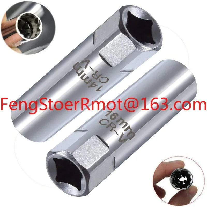 

3/8 inch 12 angle/16mm thin-walled magnetic sleeve disassembly tool sleeve