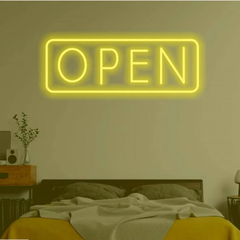 OPEN Neon Signs Handmade Custom LED Neon Sign,Wedding Light Sign,Neon LED Sign,Neon Lights,Name Neon Lights,Neon Sign Custom