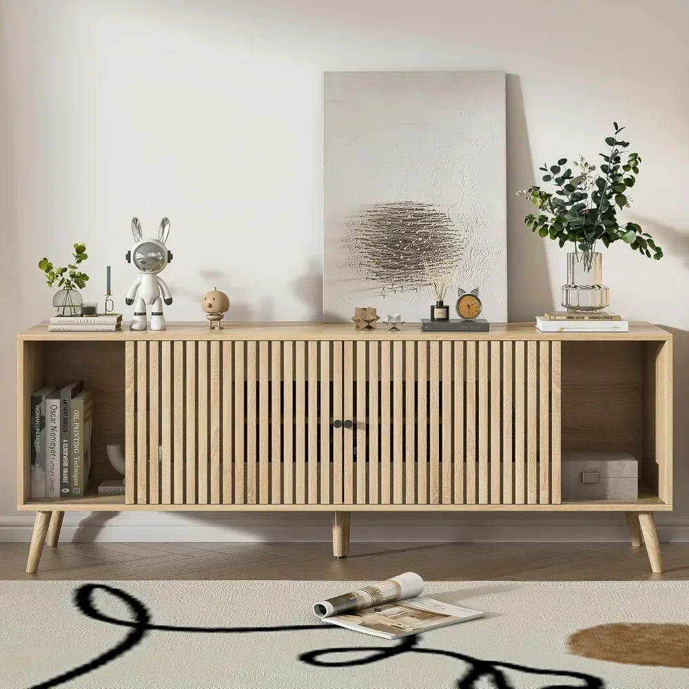 

#For TV Stand for Televisions Up To 70 Inches, with Sliding Doors and Storage, Television Stands, TV Consoles, Media Consoles