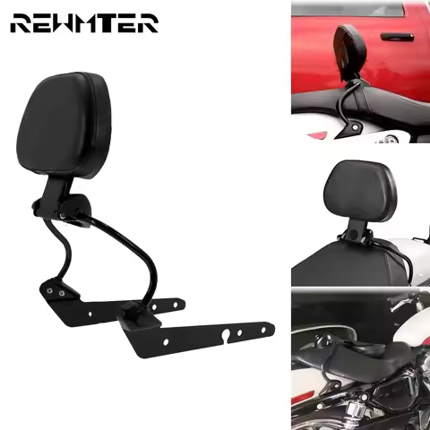 Motorcycle Front Driver Backrest Rider Detachable Back Rest For Harley Sportster XL 883 1200 2004-2022 Super Low XL1200T 48 72