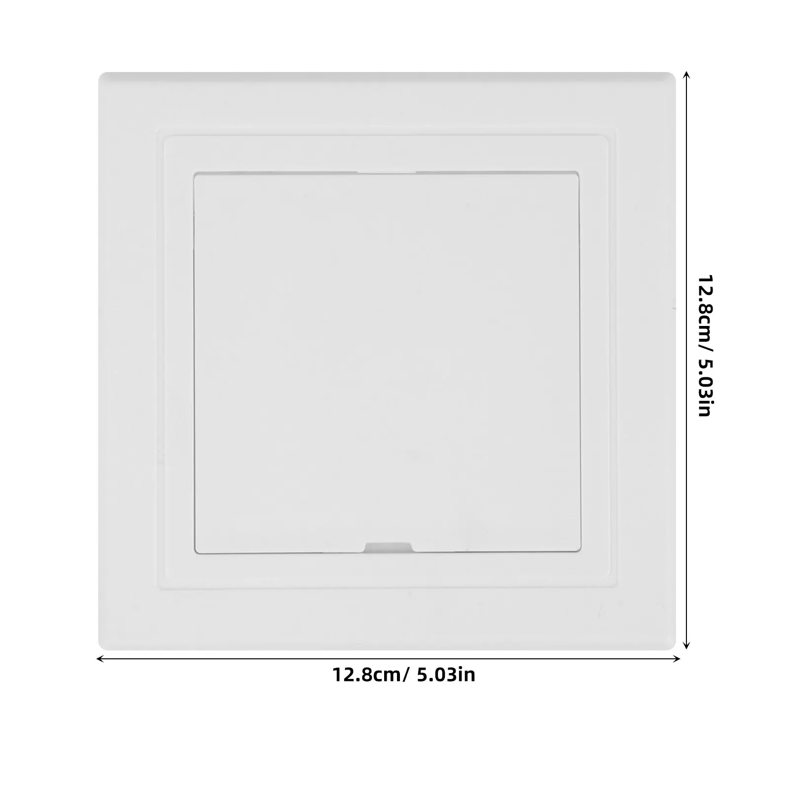 Ceiling Access Panel Door Plastic with Click Open Close Flap Latch Cover Plate for Hvac and Plumbing Repair Metal Access Doors