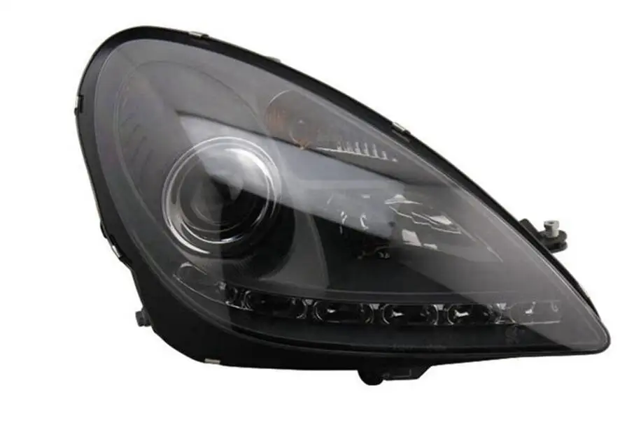 Video 2pcs 2004~2012 car bupmer head light for Mercedes Benz R171 headlight fog for SLK200 SLK350 SLK500 R171 headlamp