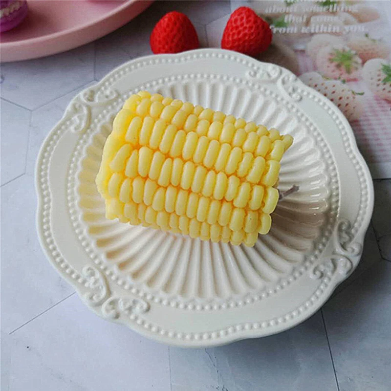 3d Corn Silicon Candle Mold New Chocolate Mold DIY Handmade Soap Mould Candle Molds for Candle Making