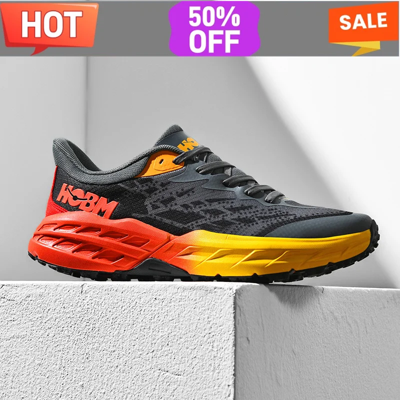 Marathon Sports Running Shoes Men Air Cushion Breathable Lightweight Women's Comfortable Athletic Nonskid Casual Race Sneakers